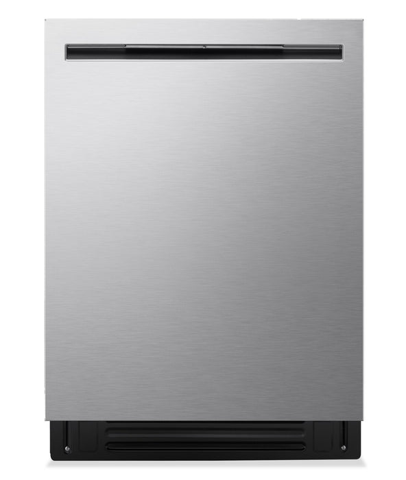  Lave-vaisselle encastré LG à 46 dBA de 24 po avec commandes sur le dessus et QuadWashMC - acier inoxydable - LDNPQ555S