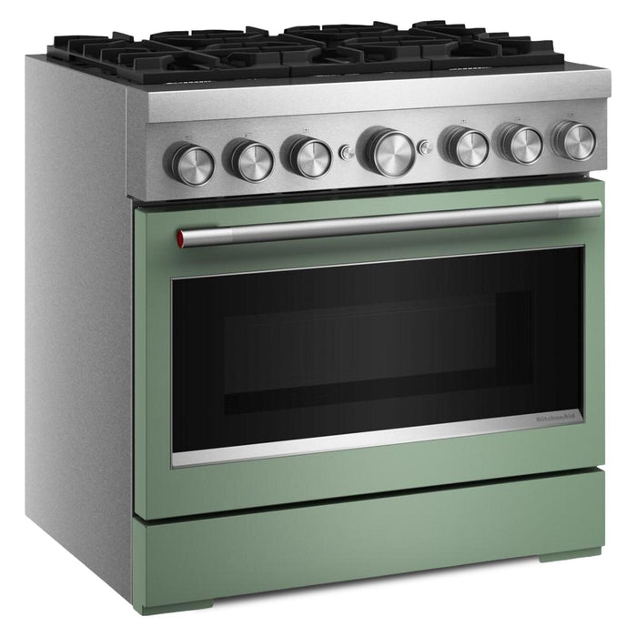 Cuisinière hybride KitchenAid de 5,1 pi3 avec friture à air sans préchauffage - cardamome - KFDS936SDC