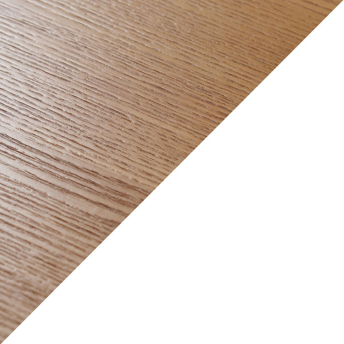 Foyer électrique moderne Mehgan de 43,8 po - deux teintes, blanc et brun