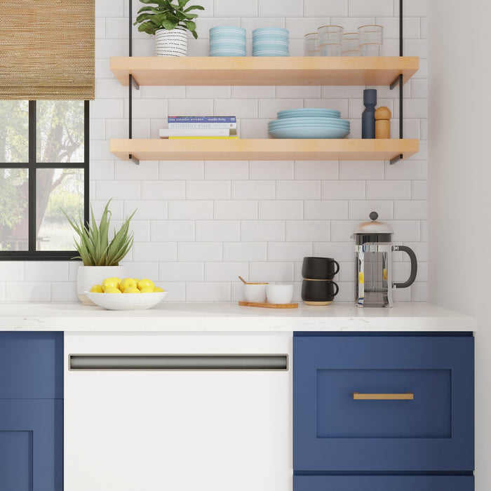 Lave-vaisselle GE de 24 po et de 50 dBA avec commandes sur le dessus et séchage - blanc - GBT500SGVWW