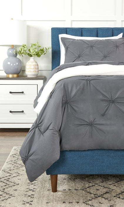 Couverture Veranda & Grove en coton à 4 couches pour très grand lit - blanche