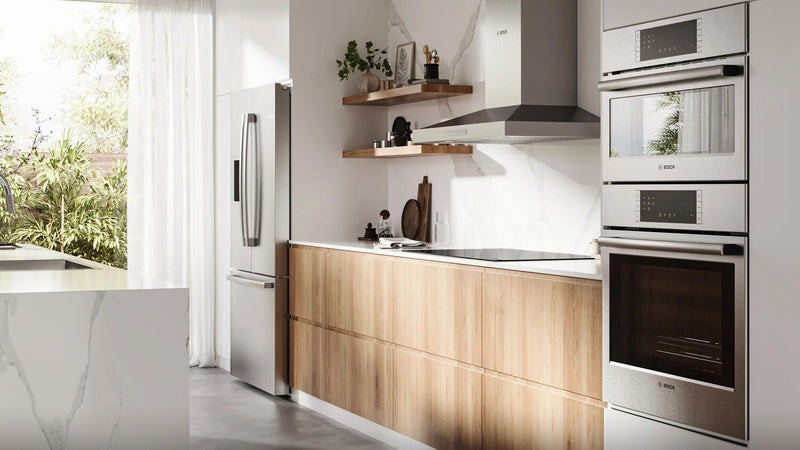 Surface de cuisson à induction Bosch de série 500 de 36 po à 5 brûleurs - noir - NIT5663UC 