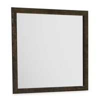  Miroir de commode de chambre à coucher Ethan - brun rustique