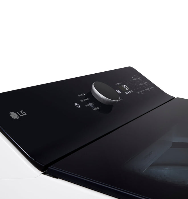 Laveuse intelligente haute efficacité LG à chargement par le haut de 6,1 pi³ - blanche - WT8405CW