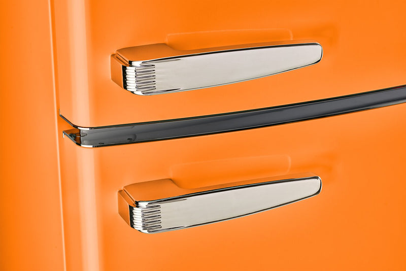 Réfrigérateur Classic Rétro d’Unique de 24 po et de 11 pi3 à congélateur supérieur - orange creamsicle - UNQ-310L O TM