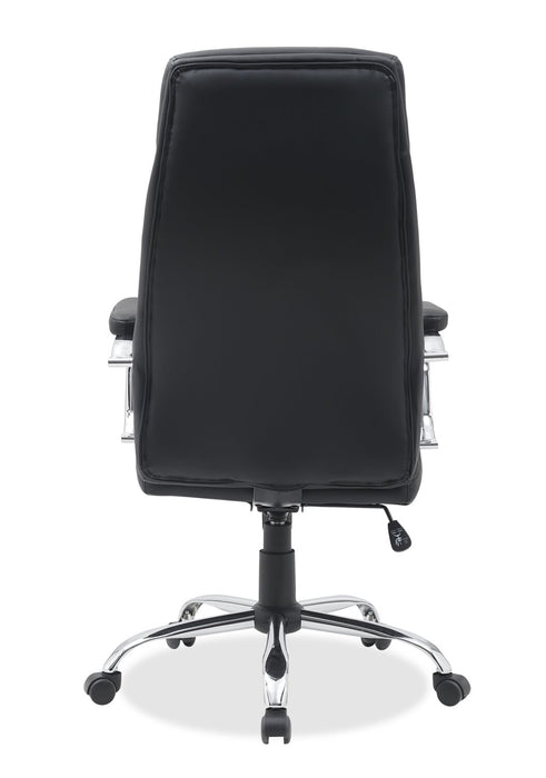 Chaise de bureau Steadman de 24.4 po - noire