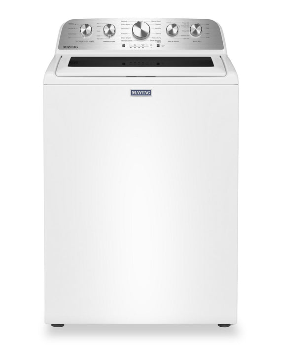 Laveuse Maytag à chargement par le haut de 5,4 pi3 avec agitateur et option Animal Pet Pro - blanche - MTW5605RW