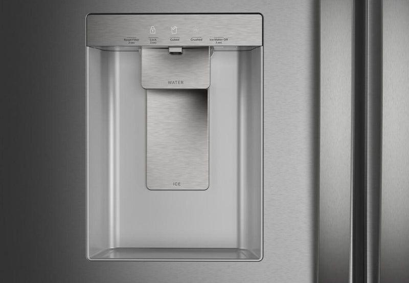 Réfrigérateur Whirlpool de 36 po et de 30 pi3 à portes françaises avec machine à glaçons double - acier inoxydable - WRFF3736SZ 