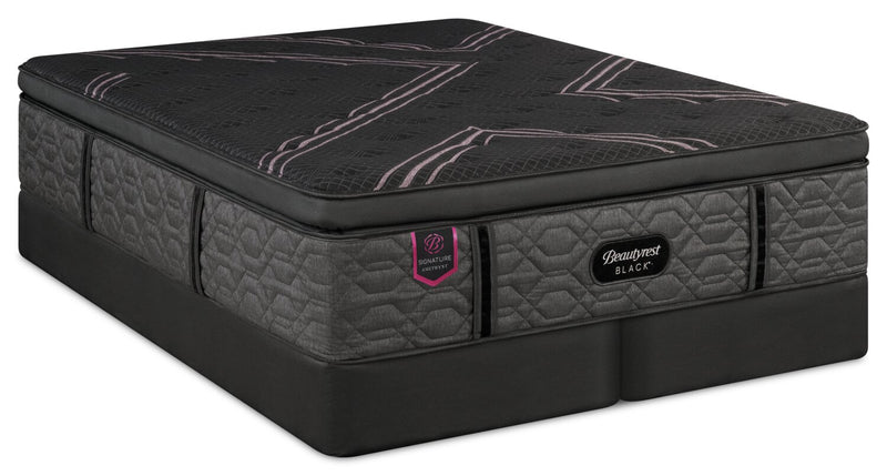 Ensemble Matelas à Euro-plateau Amethyst Signature de Beautyrest BlackMD pour très grand lit