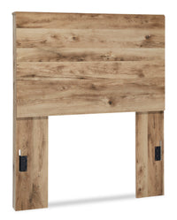  Tête de lit à panneau Derekson pour enfants, naturelle - format lit simple