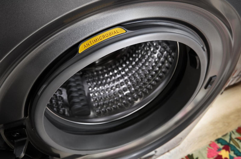 Laveuse de 3,2 pi3 et sécheuse électrique de 4,3 pi3 de Whirlpool - noires - YWFH5424SJ