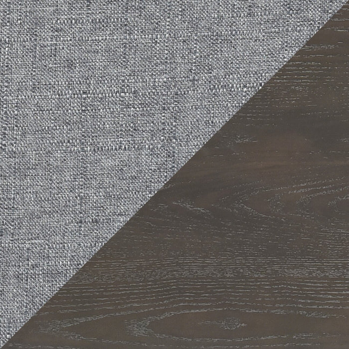 Coin-repas moderne Noah de 60 po avec 3 tabourets de hauteur comptoir et ports USB - grise