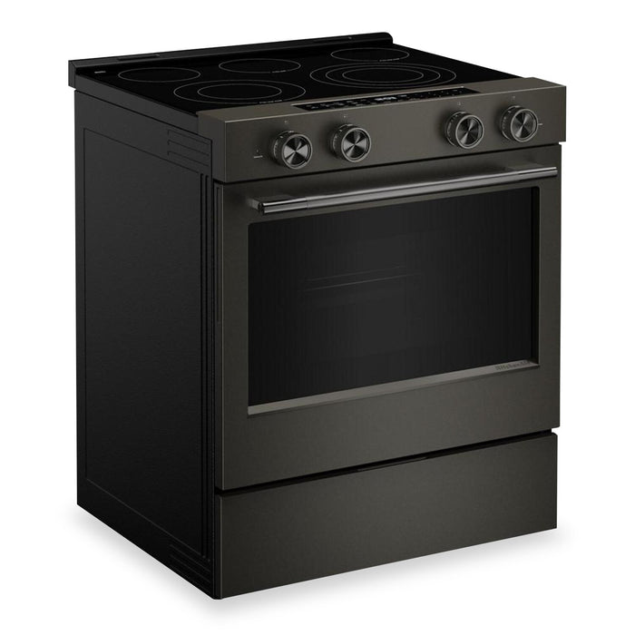 Cuisinière électrique KitchenAid de 5,3 pi³ et de 30 po - minerai noir - YKSES530SBE 