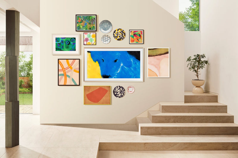 Téléviseur intelligent QLED The Frame SAMSUNG LS03F UHD 4K de 50 po avec Vision AI (QN50LS03FAFXZC) - modèle 2025