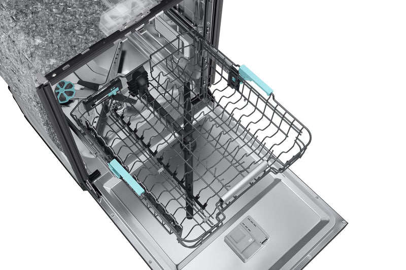 Lave-vaisselle Samsung de 24 po et de 38 dBA avec commandes sur le dessus, nettoyage avec IA et 3e panier - DW90F89T0UMTAA