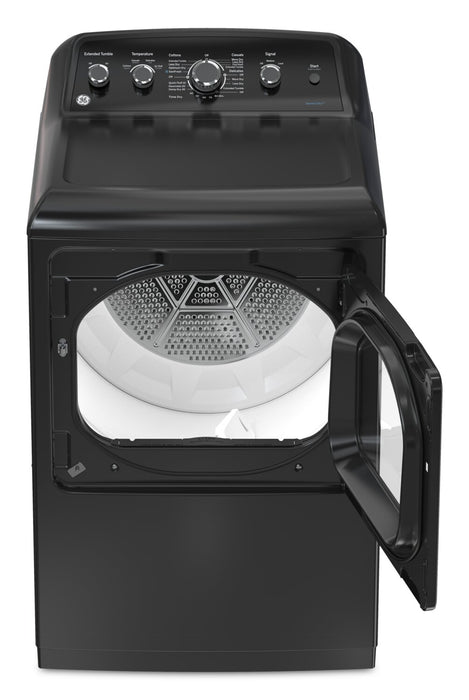 Laveuse à chargement par le haut de 4,9 pi3 et sécheuse électrique de 7,2 pi3 de GE - Gris diamant