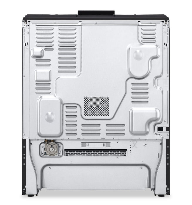 Cuisinière intelligente à gaz encastrée LG de 6,3 pi3 avec friture à air- acier inoxydable résistant aux traces de doigts - LSGL6335X