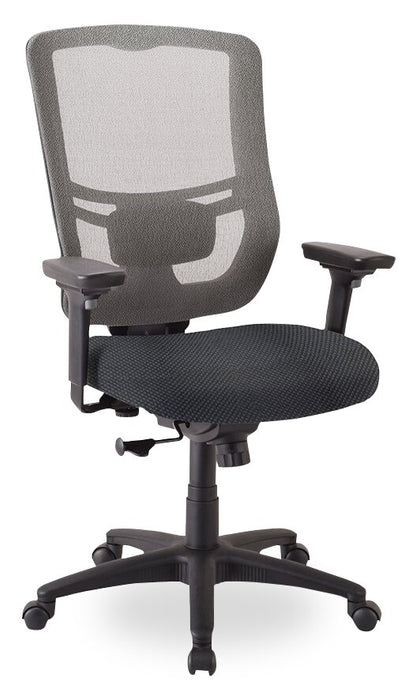 Chaise de bureau Dante de Tempur-Pedic de 26,4 po - grise avec dossier à mailles