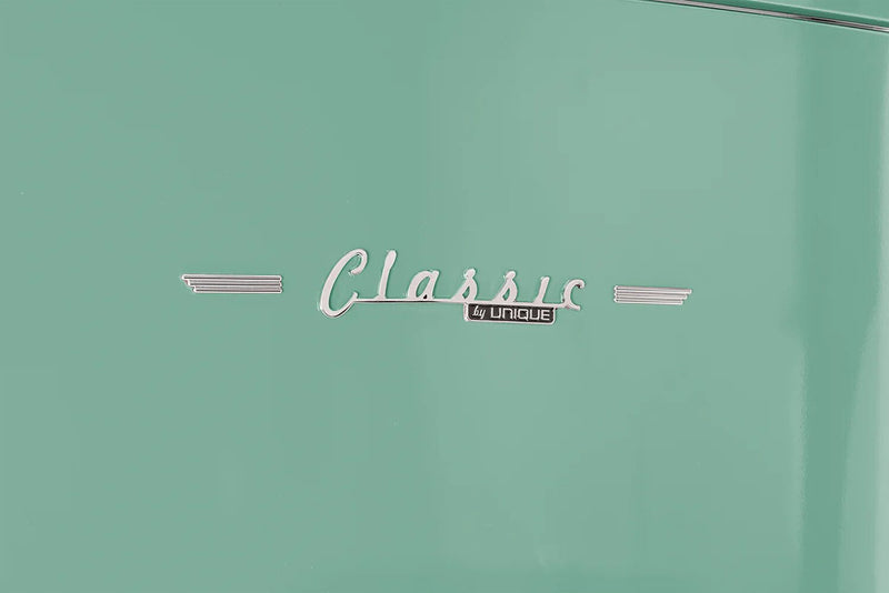 Réfrigérateur Classic Rétro d’Unique de 28 po et de 17 pi3 à congélateur inférieur - turquoise - UNQ-455L T AC
