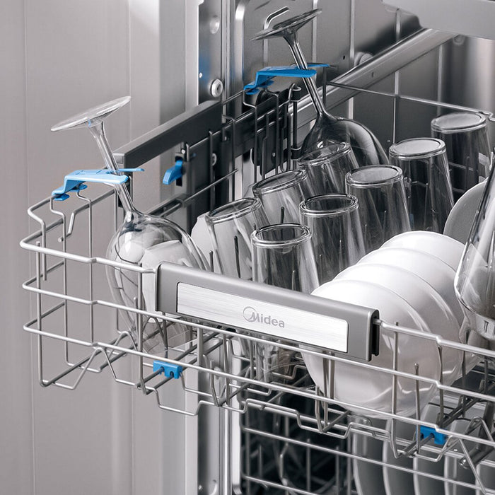 Lave-vaisselle Midea de 24 po avec commandes sur le dessus et séchage total en 3 étapes - acier inoxydable - MDT24P3CST