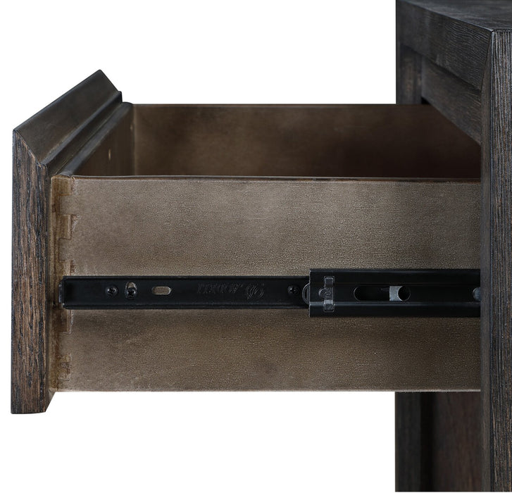 Meuble pour téléviseur Zelda de 64 po avec rangement et système de gestion des câbles - moka chaud