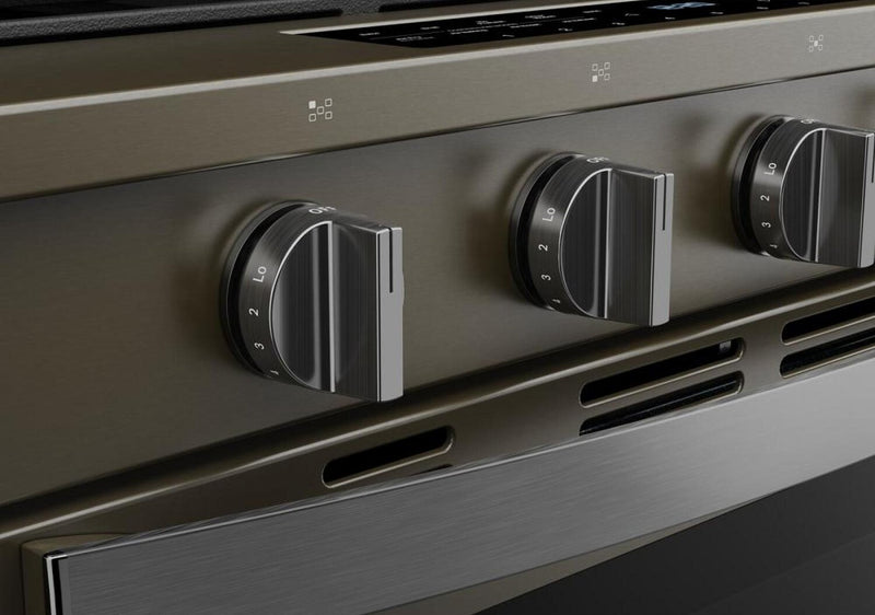 Cuisinière à gaz Whirlpool de 5 pi3 avec friture à air et revêtement WipeCleanMC - acier inoxydable noir - WSGS7530RV