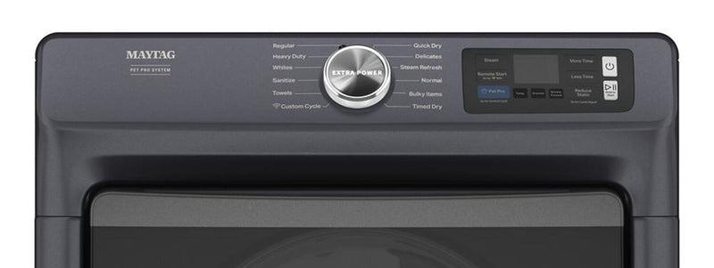 Sécheuse électrique intelligente Pet Pro de 7,4 pi3 de Maytag - acier minuit - YMED7020RF 