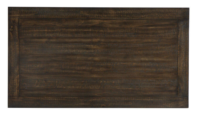 Table à café traditionnelle Hanson de 50 po en pin avec dessus relevable - graphite