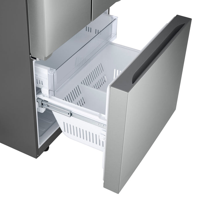Réfrigérateur 3 portes LG de 21 pi3 et de 33 po à portes françaises - couleur argent Prime - LF21C6000V
