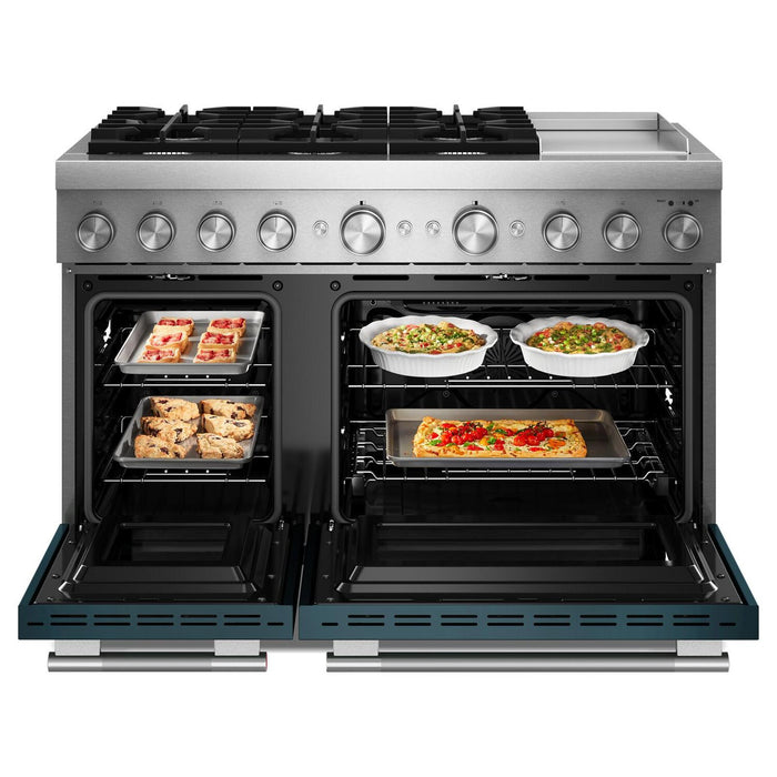 Cuisinière hybride KitchenAid de 6,3 pi³ à 6 brûleurs avec plaque chauffante - agave - KFDD948SAG 
