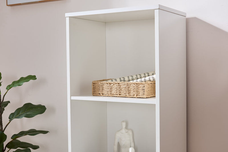 Bibliothèque William de 15,75 po à 2 tablettes - blanche