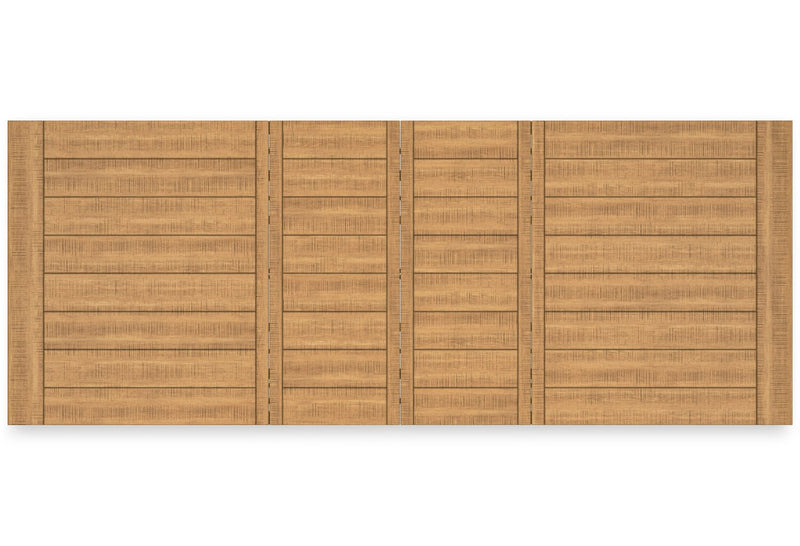 Table de salle à manger Archer de hauteur comptoir avec rallonge, 72 po à 108 po (L) - brun clair