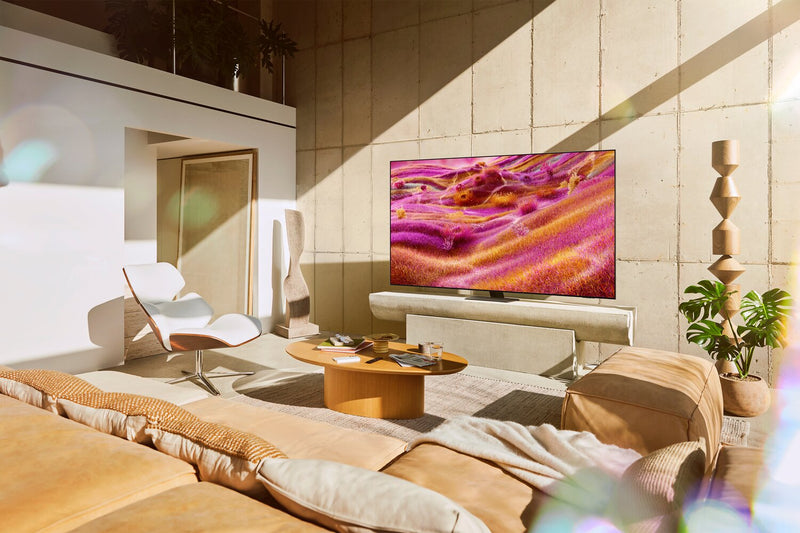 Téléviseur intelligent Neo QLED SAMSUNG QN90F UHD 4K de 55 po avec IA et système d’exploitation Tizen (QN55QN90FAFXZC) - modèle 2025