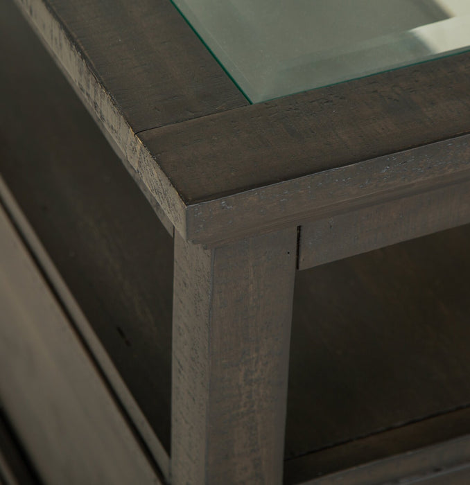 Table de fauteuil traditionnelle Hanson de 15 po en pin - graphite