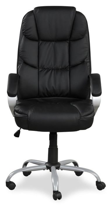 Chaise de bureau réglable Fionn de Sealy de 30,5 po - noire