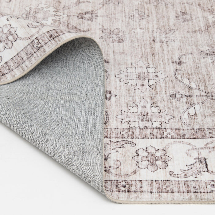 Carpette Aylin ivoire lavable - 5 pi x 7 pi