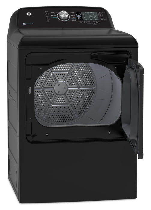 Laveuse à chargement par le haut de 5,3 pi3 et sécheuse électrique de 7,4 pi3 de GE - Gris diamant