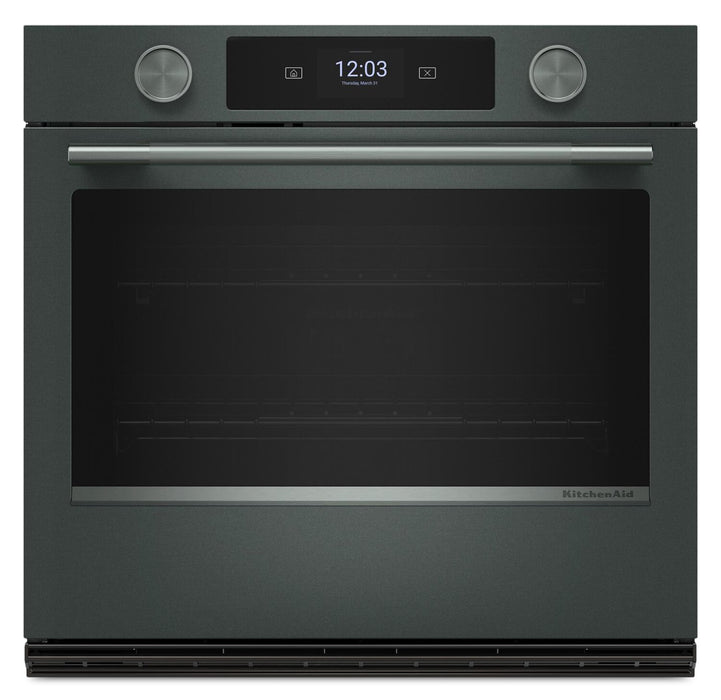 Four mural simple électrique intelligent KitchenAid de 30 po - genièvre - KOES730SJP