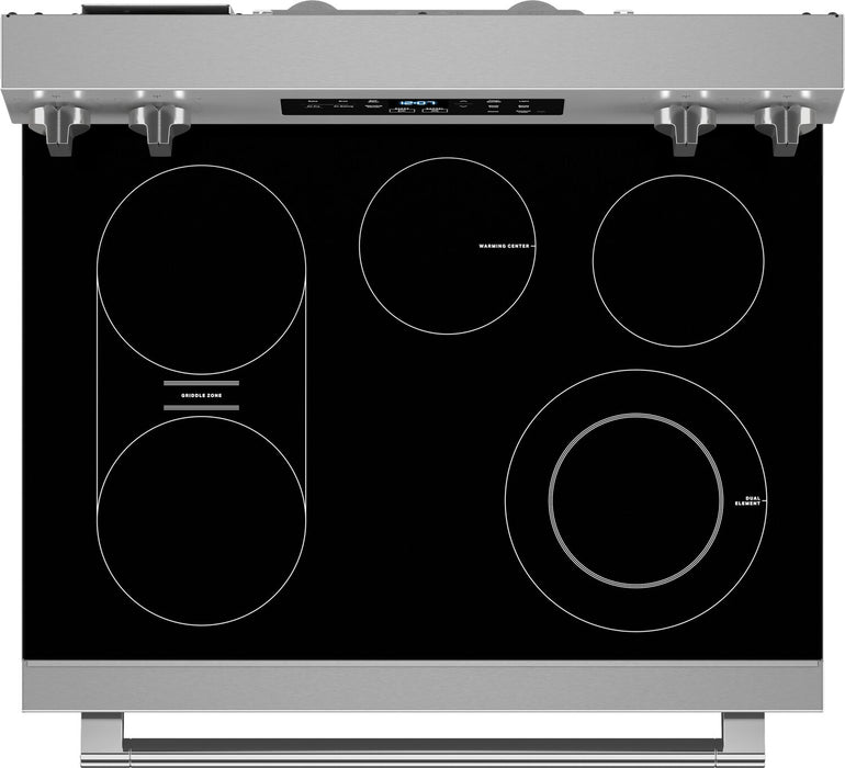 Cuisinière électrique Maytag de 5,3 pi3 et de 30 po avec friture à air sans préchauffage - acier inoxydable - YMFES6030RZ