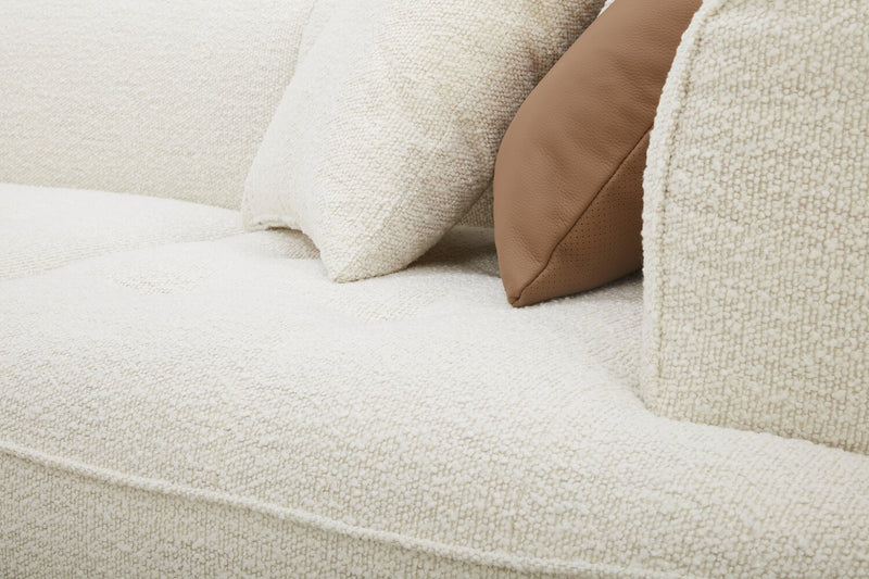 Sofa sectionnel de gauche Tribeca 4 pièces - perle