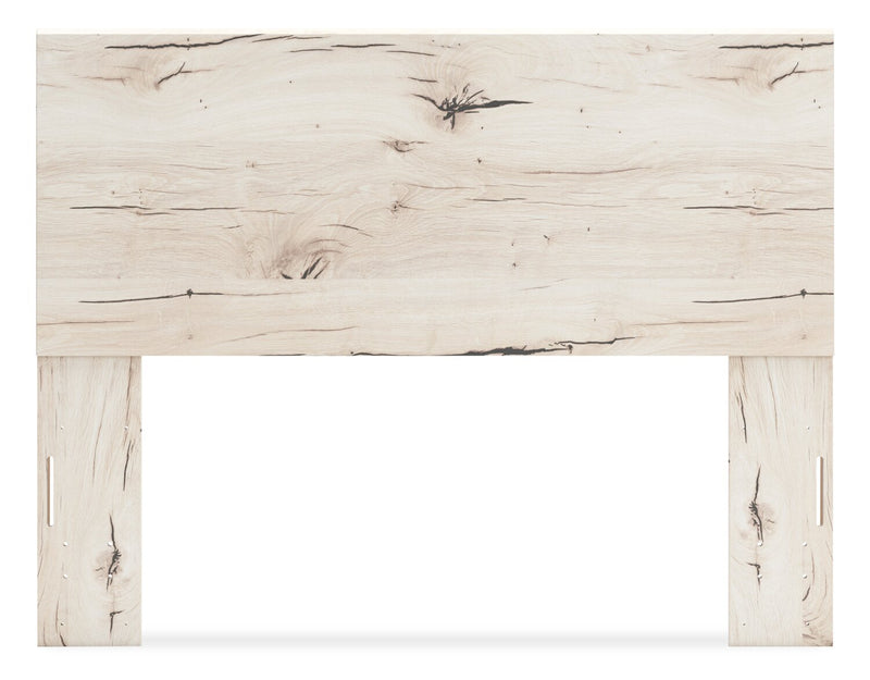 Tête de lit à panneaux Derekson, blanc rustique - format grand lit