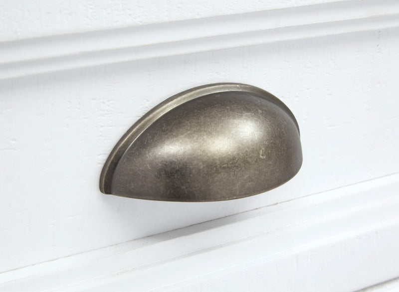 Meuble pour téléviseur traditionnel Wesley de 80 po avec rangement et système de gestion des câbles pour téléviseurs jusqu’à 85 po - blanc calcaire