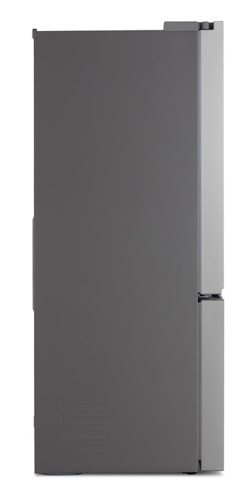 Réfrigérateur 3 portes LG de 21 pi3 et de 33 po à portes françaises - couleur argent Prime - LF21C6000V