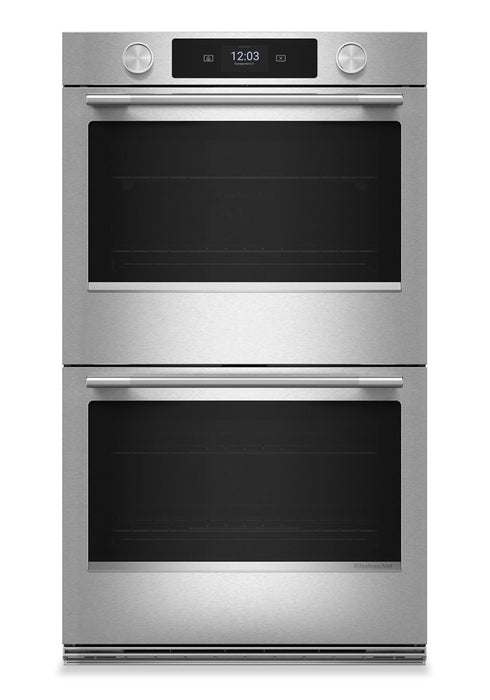 Four mural intelligent électrique KitchenAid de 27 po - acier inoxydable PrintShieldMC - KOED727SPS\t