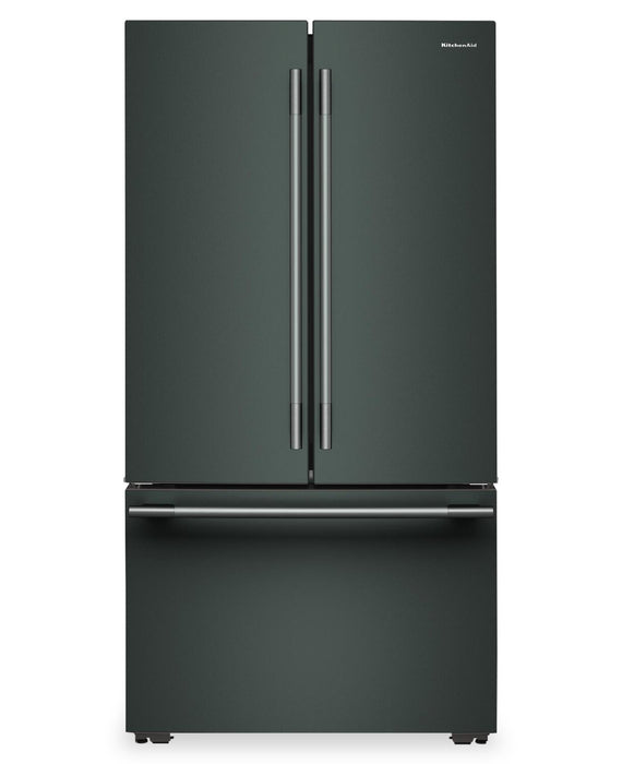 Réfrigérateur KitchenAid de 36 po et de 24 pi3 de profondeur comptoir à portes françaises - genévrier - KRFC236SJP