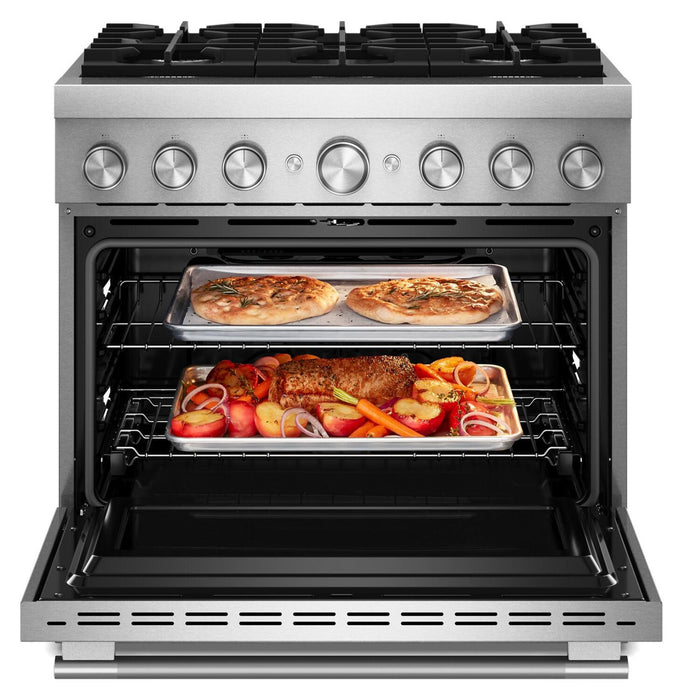 Cuisinière hybride KitchenAid de 5,1 pi3 avec friture à air sans préchauffage - acier inoxydable - KFDS936SSS 