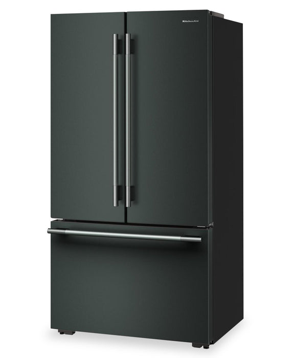 Réfrigérateur KitchenAid de 36 po et de 24 pi3 de profondeur comptoir à portes françaises - genévrier - KRFC236SJP