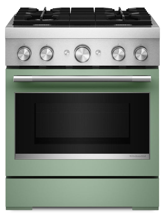 Cuisinière hybride KitchenAid de 4,1 pi3 avec mode de friture à air sans préchauffage - cardamome - KFDS930SDC