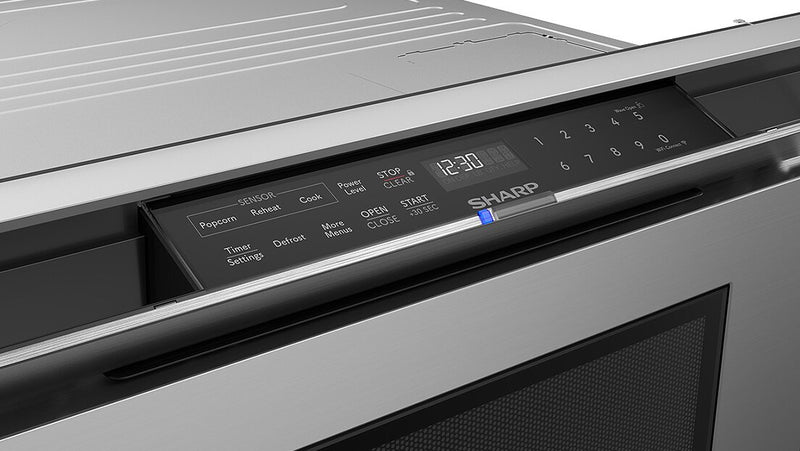 Tiroir four à micro-ondes intelligent encastré Sharp de 1,2 pi³ et de 24 po - acier inoxydable - SMD2479KC
