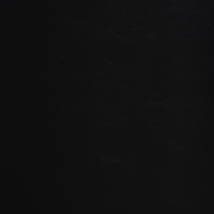 Fauteuil d’appoint Zello de 29,92 po en similicuir avec pattes en bois - noir